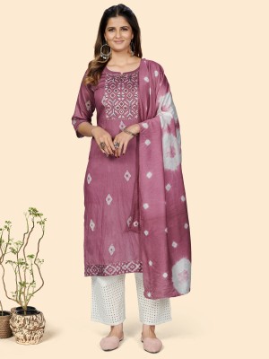 VBUYZ Women Kurta Dupatta Set