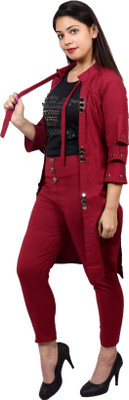 PERFECTPIVOT Women Kurta Pant Ethnic Jacket Set