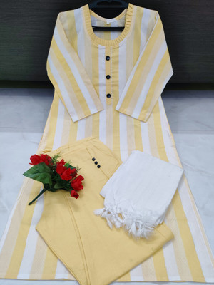 Unique F Women Kurta Pant Dupatta Set