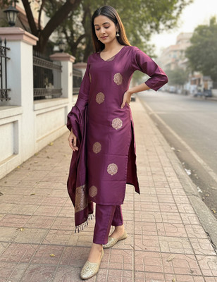 Trijal Fab Women Kurta Pant Dupatta Set