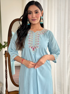 RUTSH FASHION Women Kurta Pant Dupatta Set