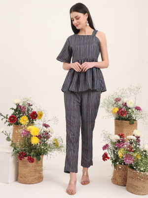 varni exim Women Ethnic Top Pant Set