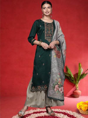 Varanga Women Kurta Sharara Dupatta Set