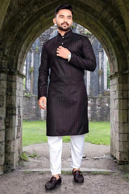 CADIZAR Men Kurta Pyjama Set