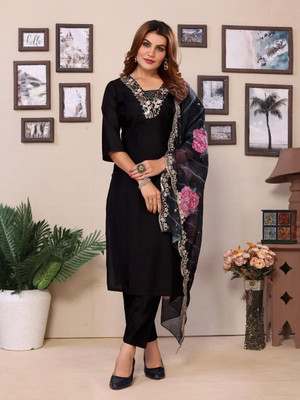 Spangel Fashion Women Kurta Pant Dupatta Set
