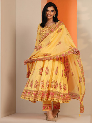 LIBAS Women Kurta Pant Dupatta Set