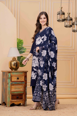 JC4U Women Kurta Pant Dupatta Set