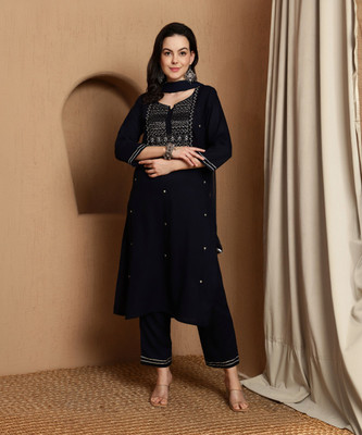 Sangria Women Kurta Pant Dupatta Set