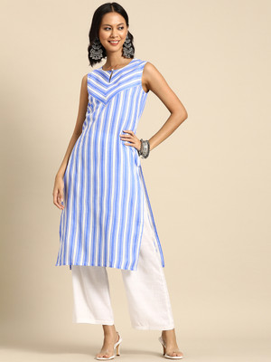 Sangria Women Kurta Palazzo Set