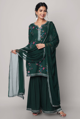 God Bless Women Kurta Sharara Set