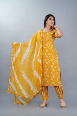 Divastri Women Kurta Pant Dupatta Set