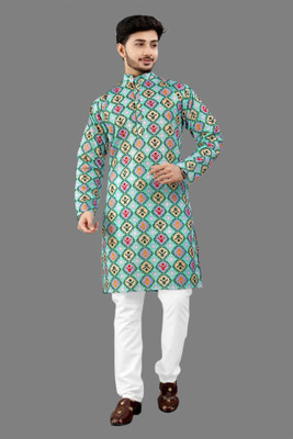 DHASU TRENDZ Men Kurta Pyjama Set