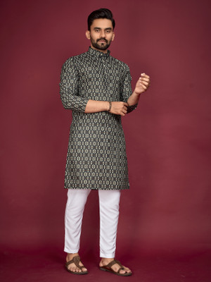 CELLUX Men Kurta Pyjama Set