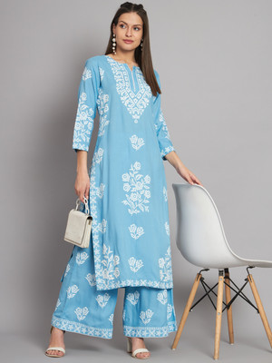 Nehamta Women Kurta Palazzo Set