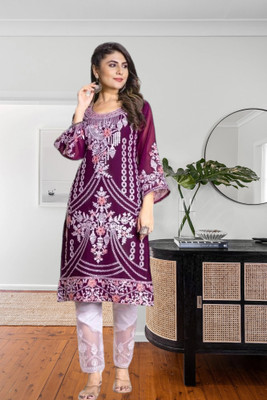 kk creation Women Kurta Pant Set