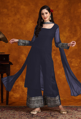 Youthnic Women Kurta Palazzo Dupatta Set