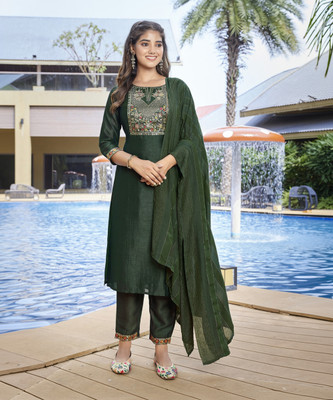 Divastri Women Kurta Pant Dupatta Set