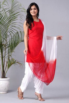 AAKASH Women Kurti Patiala Dupatta Set