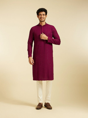 DIWAS by Manyavar Men Kurta Pyjama Set