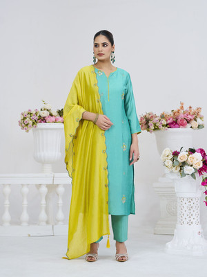 MOKOSH Women Kurta Pant Dupatta Set