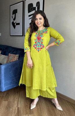 BHAMIT ENTERPRISES Women Kurta Palazzo Set
