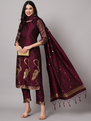 VredeVogel Women Kurta Pant Dupatta Set