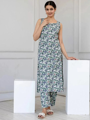 KHARWARFASHION Women Kurti Pant Set