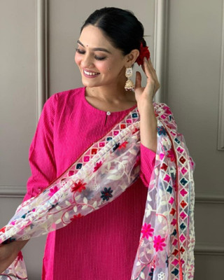 PURVAIYA CREATION Women Kurta Pant Dupatta Set