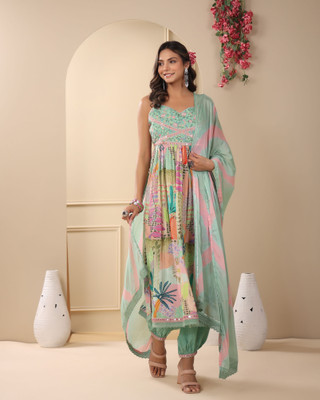 aaraas Women Kurta Pant Dupatta Set
