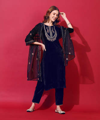 Samah Women Kurta Pant Dupatta Set