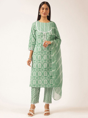 VBUYZ Women Kurta Pant Dupatta Set