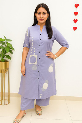 NavDur Creations Women Kurta Pant Set