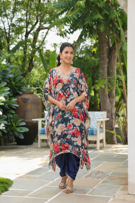aaraas Women Kaftan Pant Set