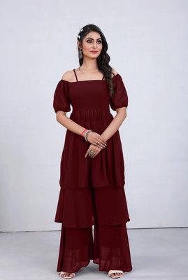 SANCIA Women Kurta Sharara Set