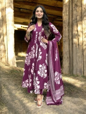 Rashiklal & Co. Women Kurti Palazzo Dupatta Set