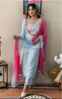 CHUNCHAN Women Kurti Pant Set