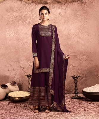 Skylee Women Kurta Palazzo Dupatta Set