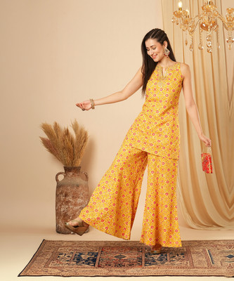 Globus Women Kurti Palazzo Set