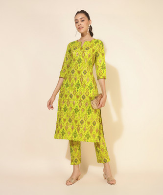 Janasya Women Kurta Pant Set