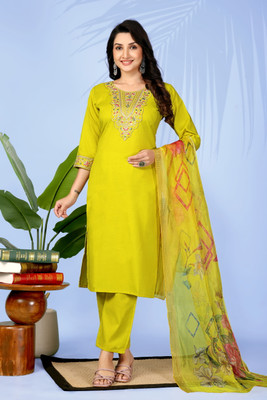 bosaru Men Kurti Pant Dupatta Set