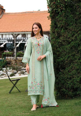Shixom Women Kurti Pant Dupatta Set