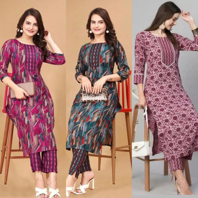 YAGNIK FASHION Women Kurti Pant Set