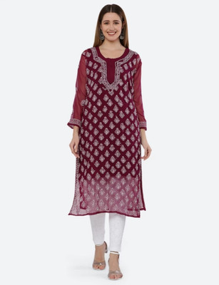 Chikankari by fs fashion Women Kurta Pant Set