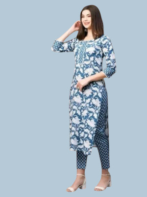 Texpa Fashionk Women Crop Top Palazzo Set