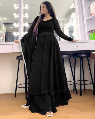 Shree Hari creation Women Kurta Sharara Dupatta Set