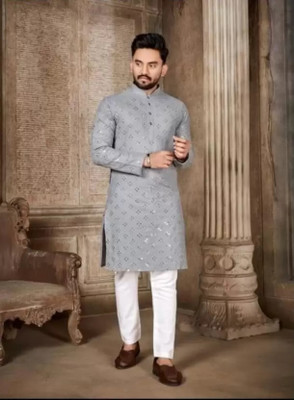 SHIVGARMENT Men Kurta Pyjama Set