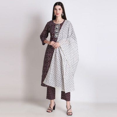 ichaa Women Kurta Pant Dupatta Set