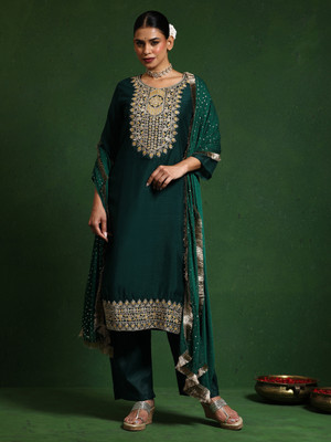 Varanga Women Kurta Pant Dupatta Set
