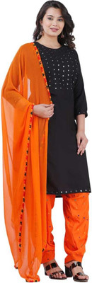 Satguru Designer Embroidered Kurta, Patiala & Dupatta Set