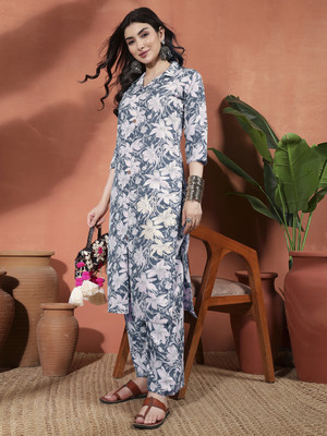 MS.MATWALI Women Kurta Pant Set